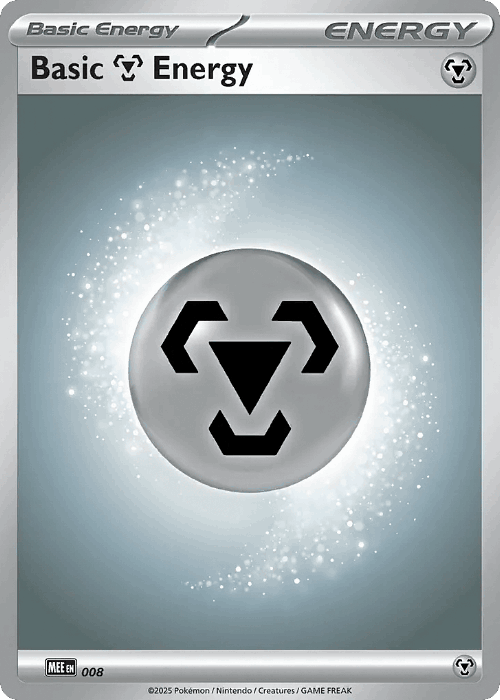 Basic Metal Energy Pokémon TCG card art