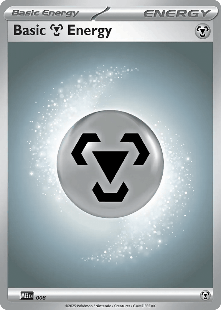 Basic Metal Energy #8 from Mega Evolution Energies