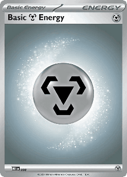 Basic Metal Energy Pokémon TCG card art
