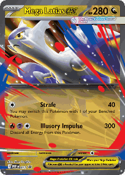 Mega Latias ex Pokémon TCG card art