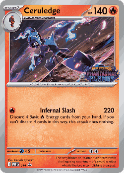Ceruledge Pokémon TCG card art