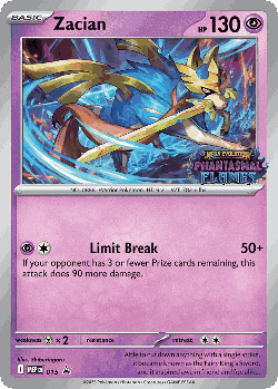 Zacian Pokémon TCG card art
