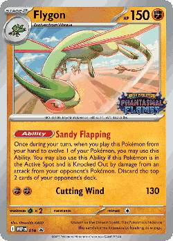Flygon Pokémon TCG card art