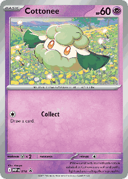 Cottonee Pokémon TCG card art
