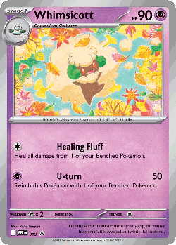 Whimsicott Pokémon TCG card art