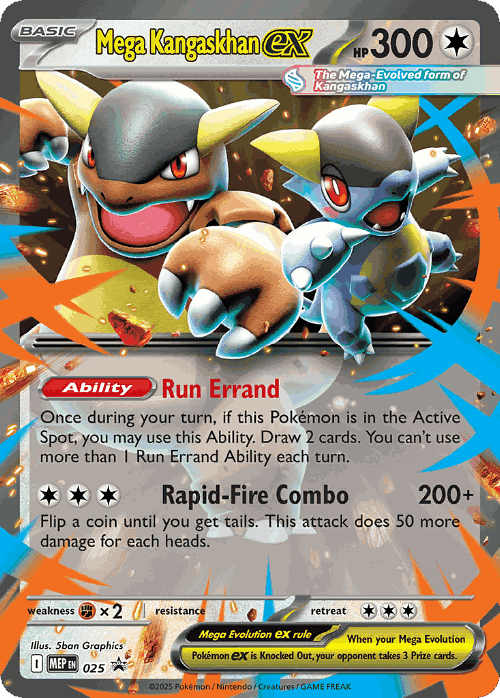 Mega Kangaskhan ex 25, Mega Evolution Black Star Promos