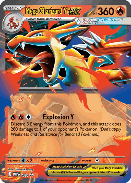 Mega Charizard Y ex 30, Mega Evolution Black Star Promos