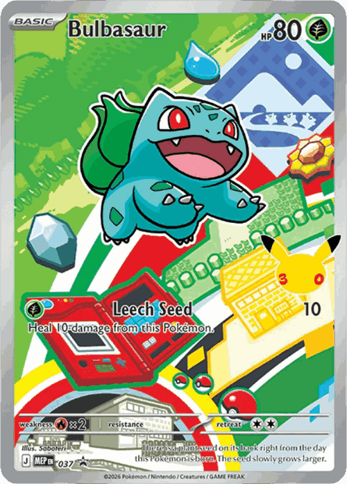 Bulbasaur 37, Mega Evolution Black Star Promos