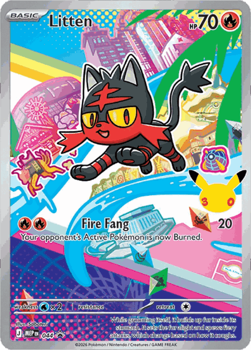 Litten 44, Mega Evolution Black Star Promos