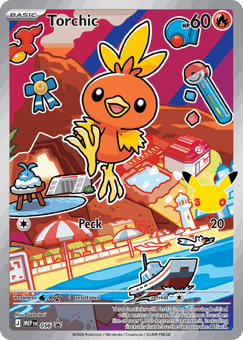 Torchic 56, Mega Evolution Black Star Promos