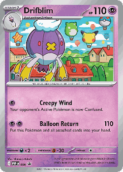 Drifblim Pokémon TCG card art