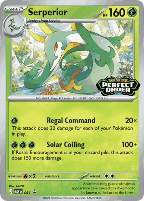 Serperior 64, Mega Evolution Black Star Promos