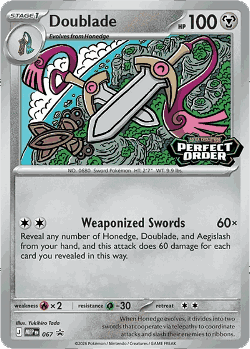 Doublade 67, Mega Evolution Black Star Promos