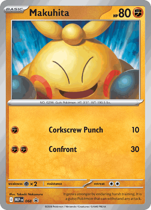 Makuhita 68, Mega Evolution Black Star Promos