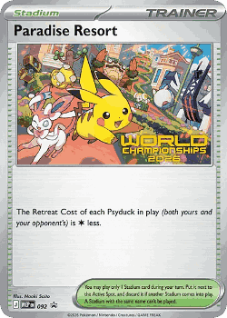 Paradise Resort 92, Mega Evolution Black Star Promos