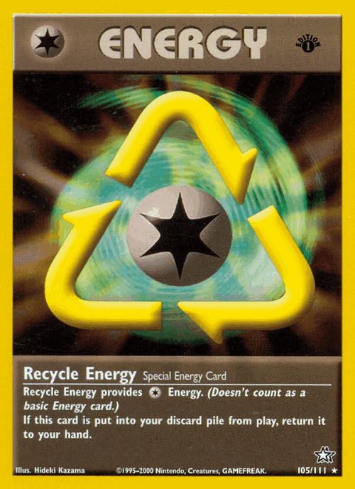 Recycle Energy #105 from Neo Genesis - Rare - Illustrated by Hideki Kazama