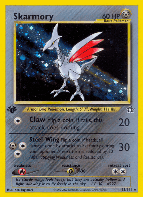 Skarmory Pokémon TCG card art