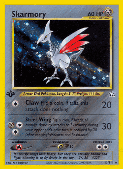 Skarmory Pokémon TCG card art