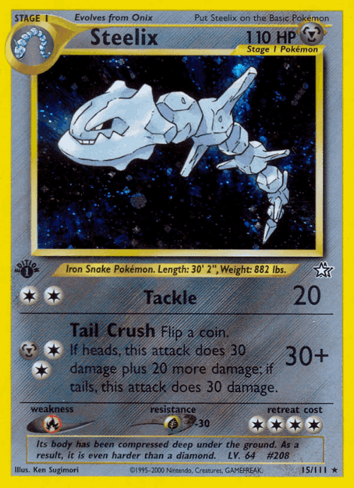 Steelix Pokémon TCG card art