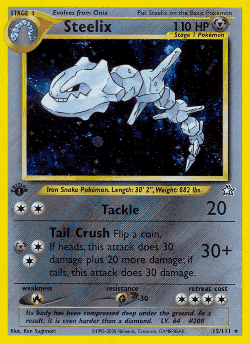 Steelix Pokémon TCG card art