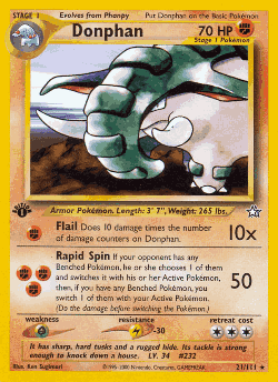 Donphan Pokémon TCG card art