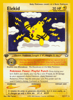 Elekid Pokémon TCG card art