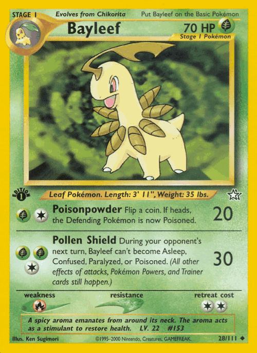 Bayleef 28, Neo Genesis