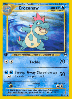 Croconaw 32, Neo Genesis