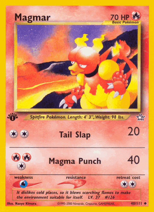 Magmar 40, Neo Genesis