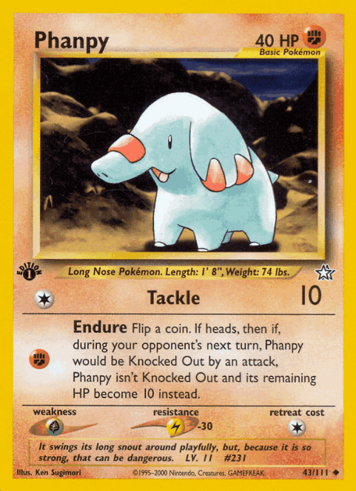 Phanpy 43, Neo Genesis