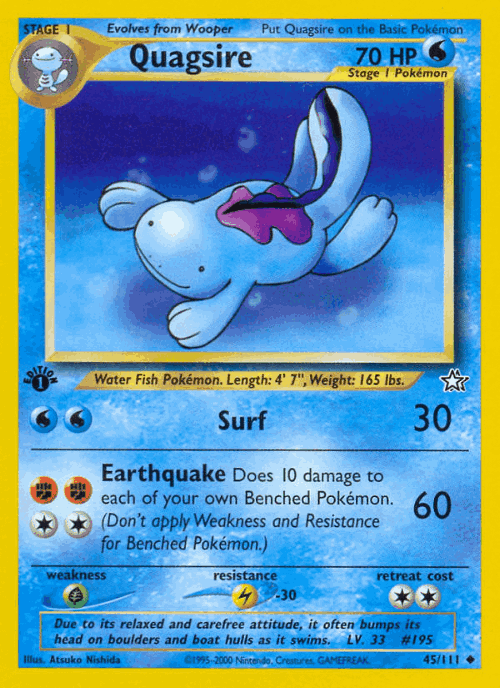 Quagsire 45, Neo Genesis