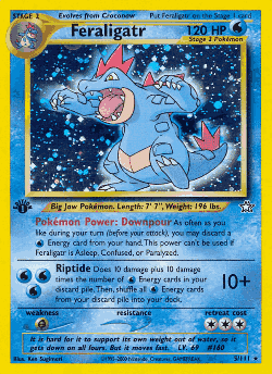Feraligatr Pokémon TCG card art