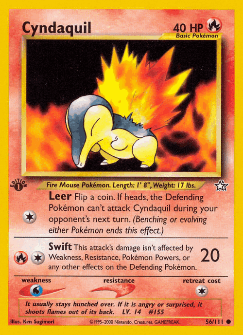 Cyndaquil 56, Neo Genesis