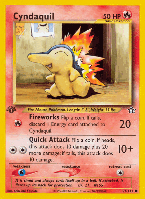 Cyndaquil 57, Neo Genesis