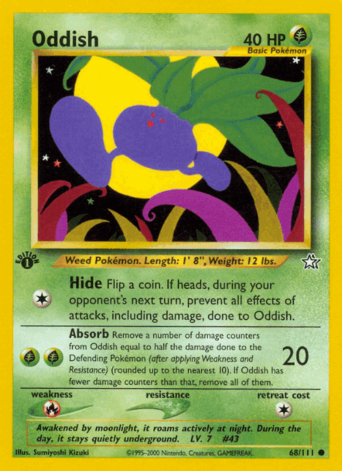 Oddish 68, Neo Genesis