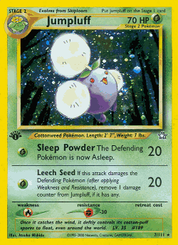 Jumpluff Pokémon TCG card art