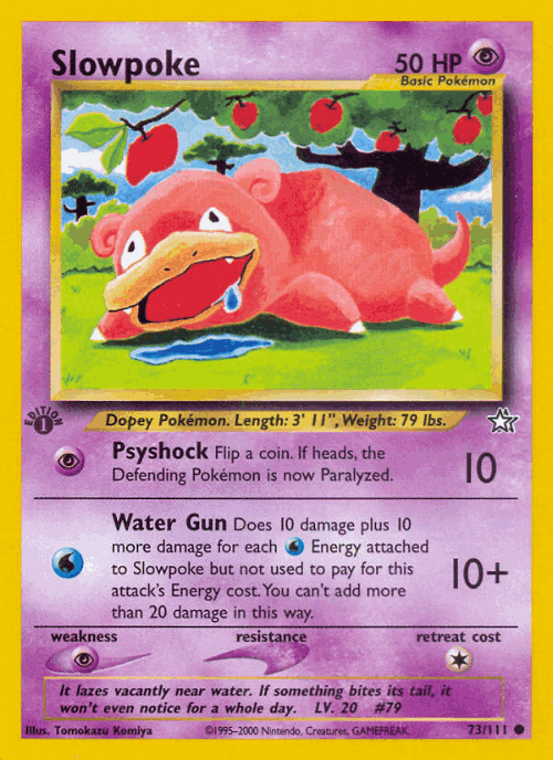 Slowpoke 73, Neo Genesis