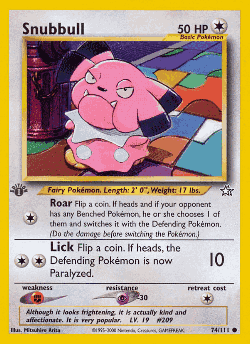 Snubbull 74, Neo Genesis