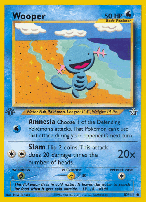 Wooper 82, Neo Genesis
