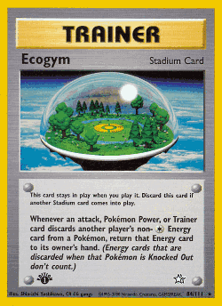 Ecogym Pokémon TCG card art