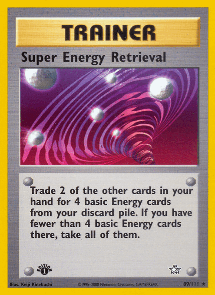 Super Energy Retrieval #89 from Neo Genesis - Rare - Illustrated by Keiji Kinebuchi