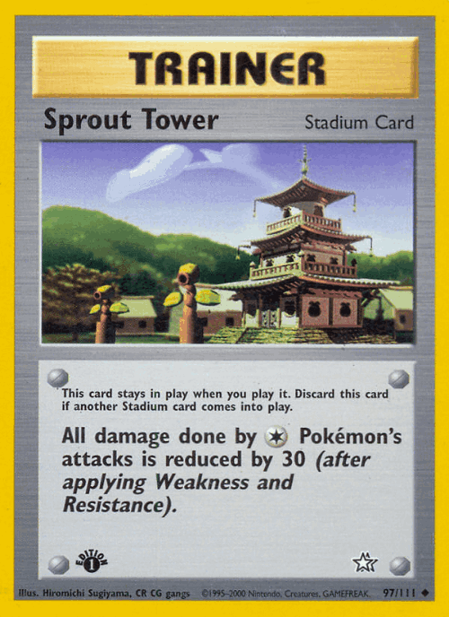 Sprout Tower #97 from Neo Genesis - Uncommon - Illustrated by Hiromichi Sugiyama, CR CG gangs