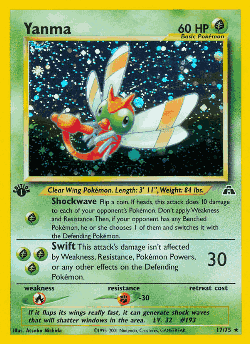 Yanma Pokémon TCG card art