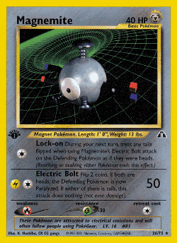 Magnemite Pokémon TCG card art