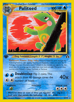 Politoed 27, Neo Discovery