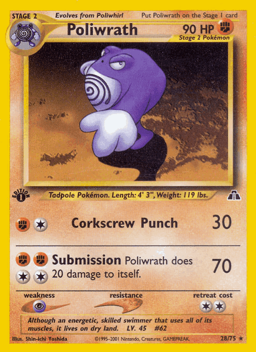 Poliwrath 28, Neo Discovery