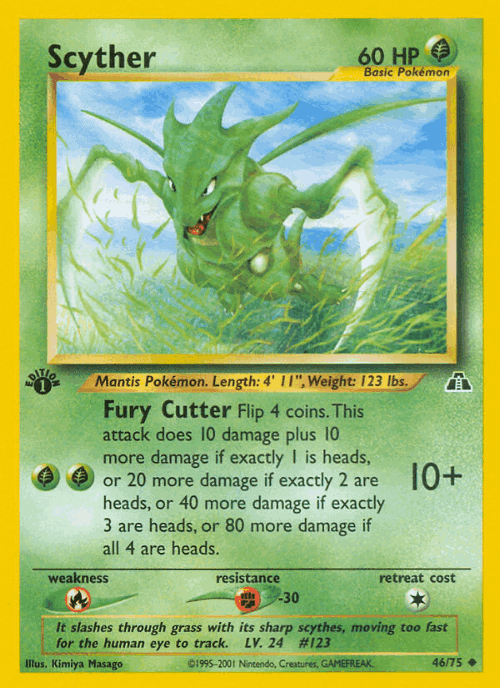 Scyther 46, Neo Discovery