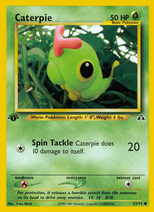 Caterpie 53, Neo Discovery