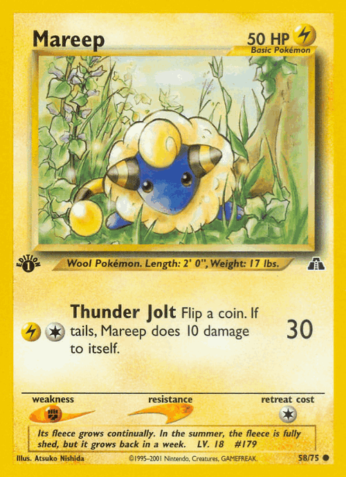 Mareep 58, Neo Discovery
