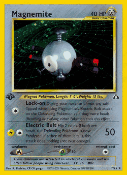 Magnemite Pokémon TCG card art